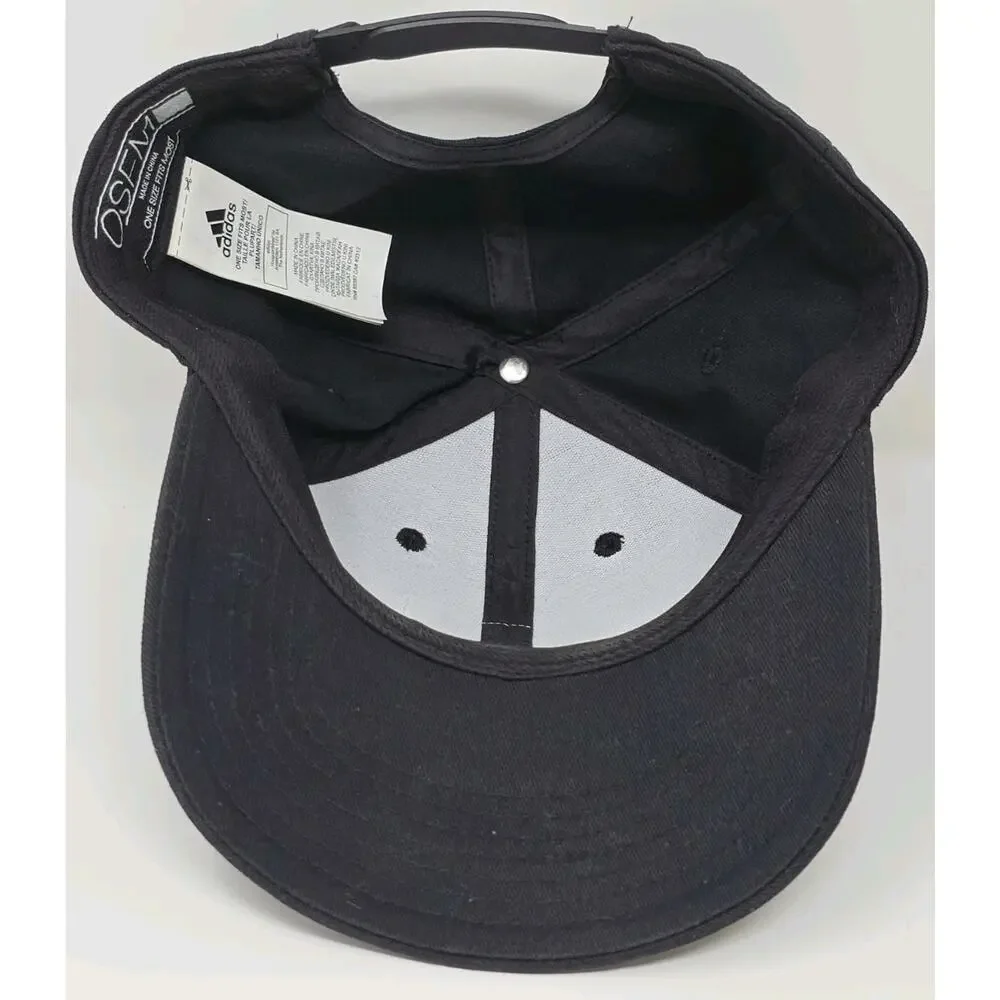 Adidas Golf Turf‎ Snapback Cap Golf Embroidered Logo Black Hat OSFM PGA
